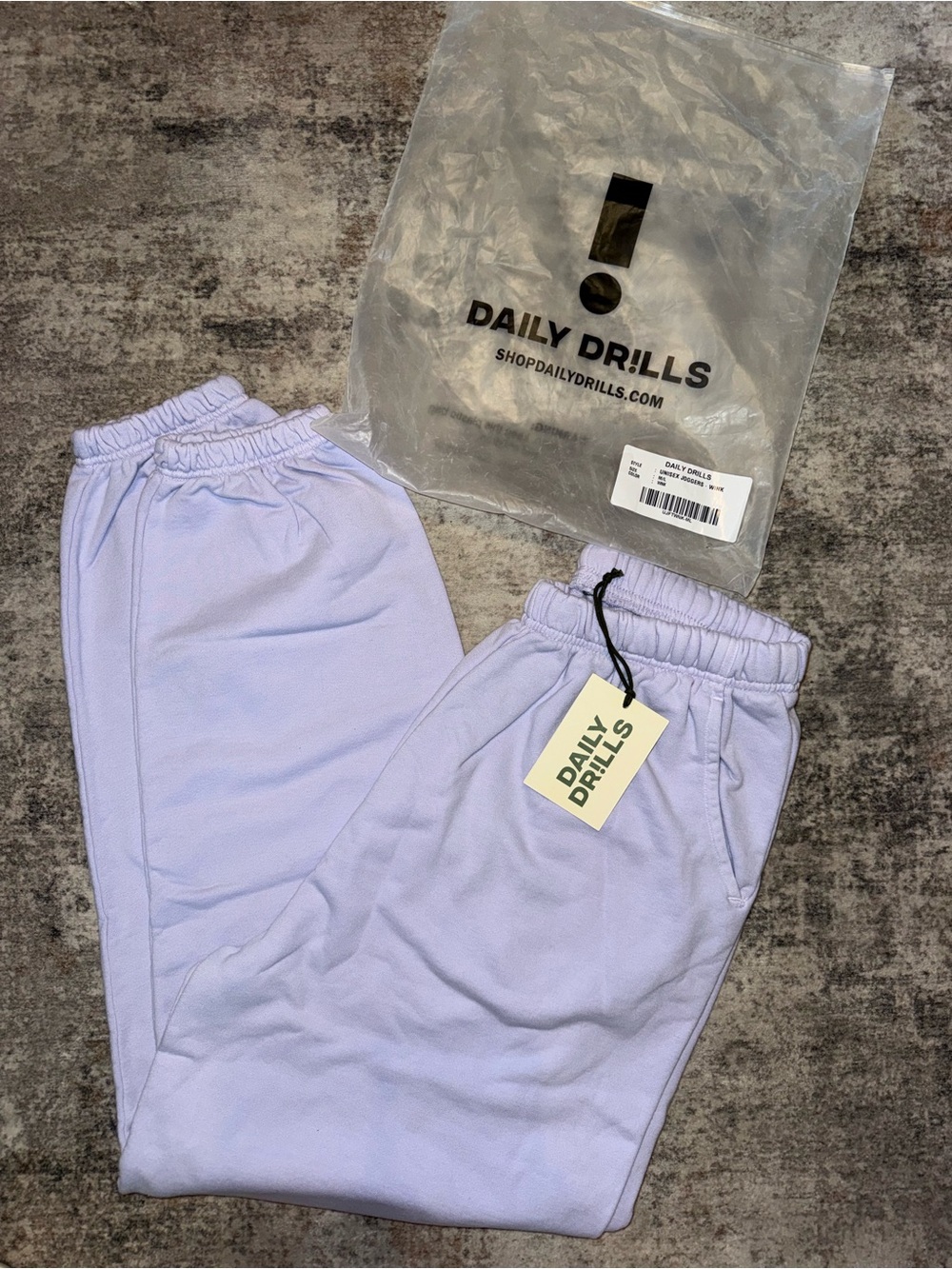 Daily Drills Kids Lilac Jogger Sweatpants
